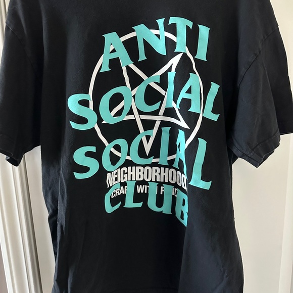 Bundle Antisocial social club two sided graphic tees x2 - Picture 4 of 5
